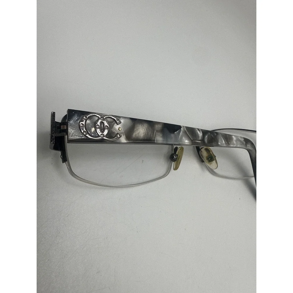 Oleg Cassini OC0426 001 Eyeglasses Frames Semi Rimless Grey Marble 53-18-135